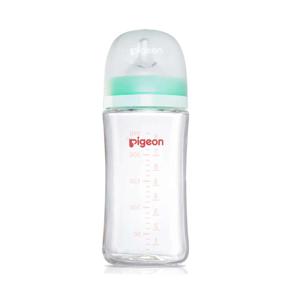 Glass Nursing Bottle with Softlatch Nipple 240ml